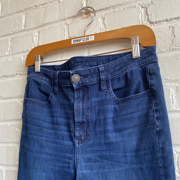 AMERICAN EAGLE long blue skinny jeans stretch 9003 - Picture 2 of 6